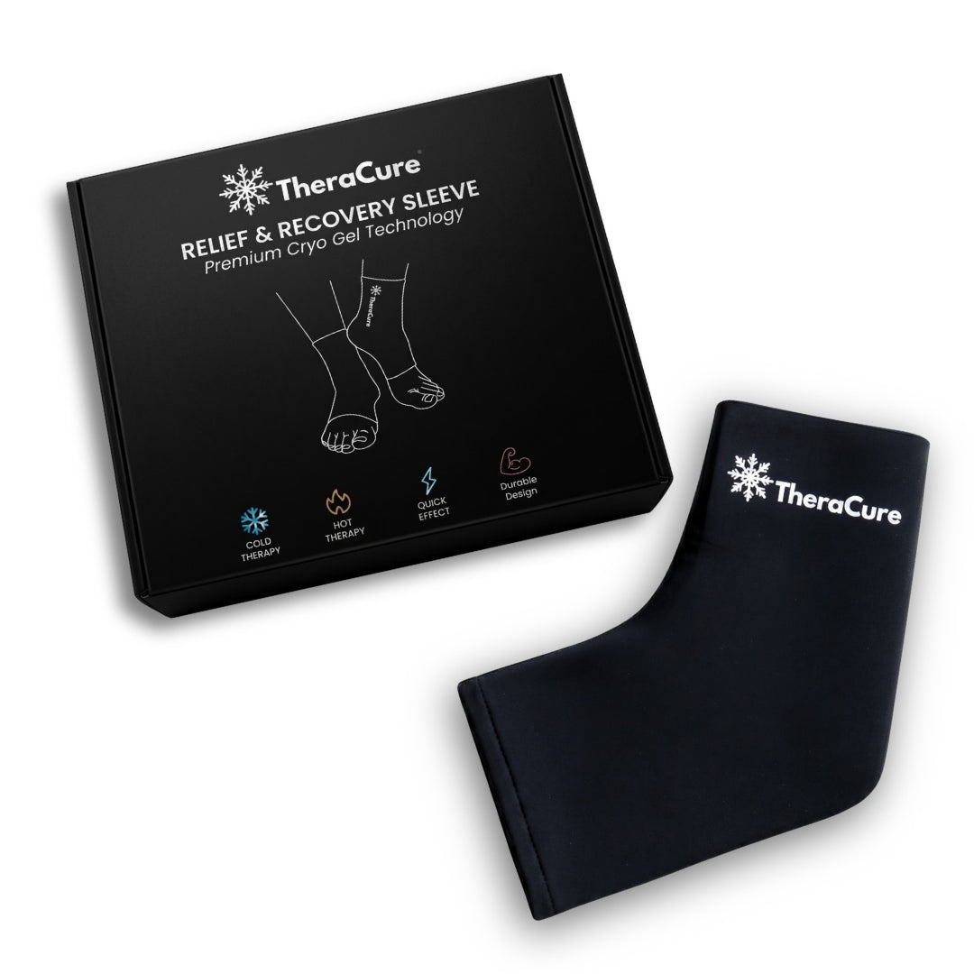 TheraCure Ice Compression Ankle Sleeve