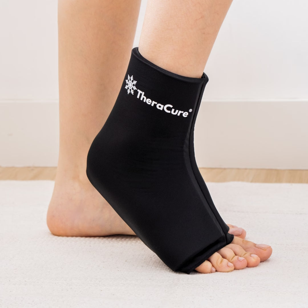 TheraCure Ice Compression Ankle Sleeve
