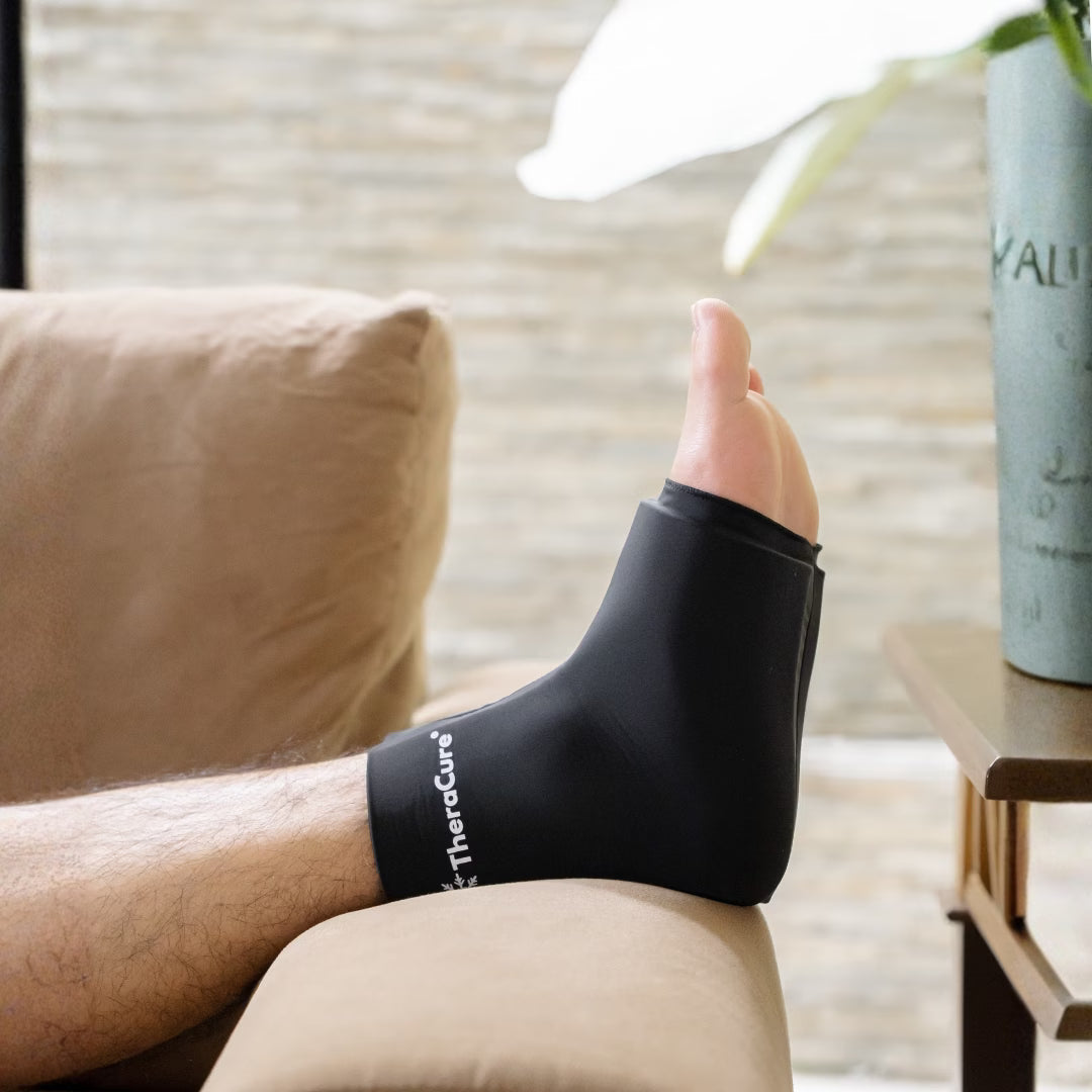 TheraCure Ice Compression Ankle Sleeve